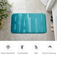 thumbnail image 2 of Amdohai 18 X 30 Inch Flannel Bath Mat Soft Floor Rug Non Slip Water Absorbent Door Mat Shower Rug Machine Washable Bathroom Rug Carpet, 2 of 8