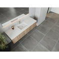 thumbnail image 3 of Legno 60" Weathered Grey Single Sink Bathroom Vanity with Matte White VIVA Stone Solid Surface Countertop, 3 of 4
