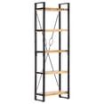 thumbnail image 4 of vidaXL 5-Tier Bookcase 23.6"x11.8"x70.9" Solid Mango Wood, 4 of 10