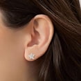 thumbnail image 2 of Gems Jewels 925 Sterling Silver 2.30 Ct Round Cut White Diamond Push Back Stud Earring's 14K White Gold Plated For Women's, 2 of 3
