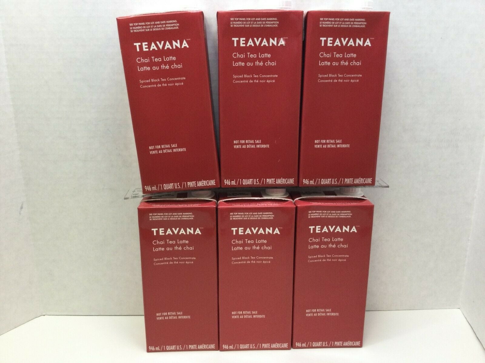 Starbuck's Teavana Chai Tea Latte Concentrate Spiced Black Tea