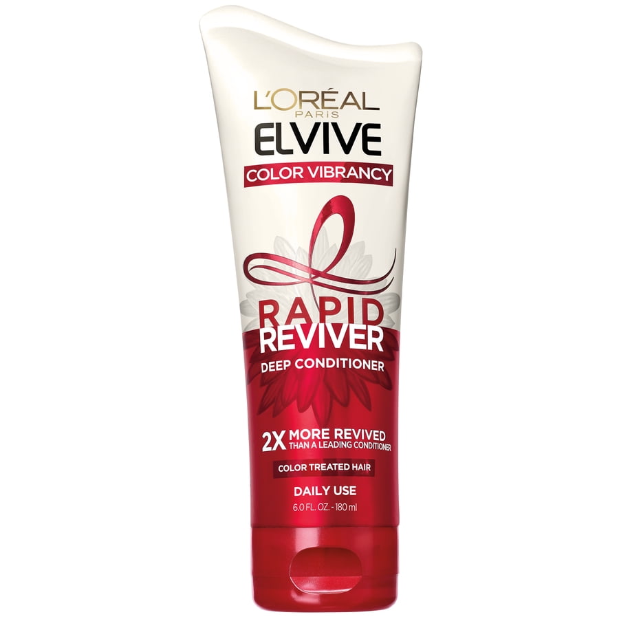 L'Oreal Paris Elvive Color Vibrancy Rapid Repair Reviver Deep Conditioner, 6 oz