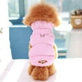 thumbnail image 4 of Spencer Windproof Dog Vest Winter Dog Coat Warm Dog Apparel for Cold Weather Turtleneck Fleece Dog Jacket for Small Medium Dogs (L, Pink), 4 of 11