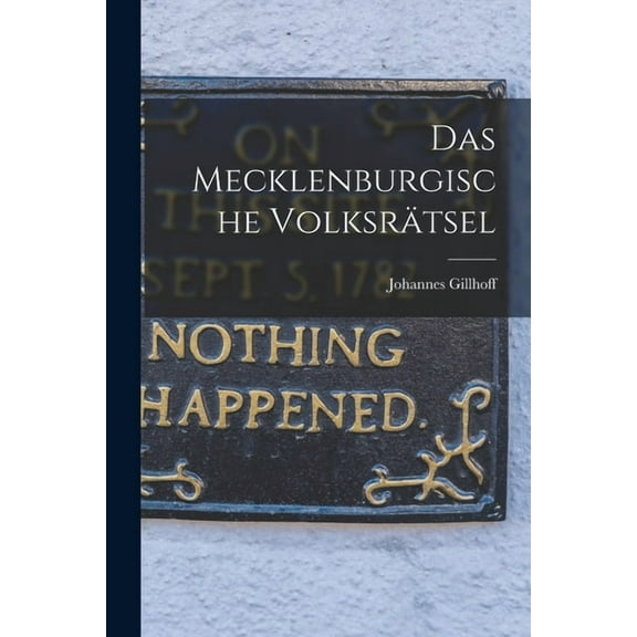 Das Mecklenburgische Volksrätsel (Paperback)