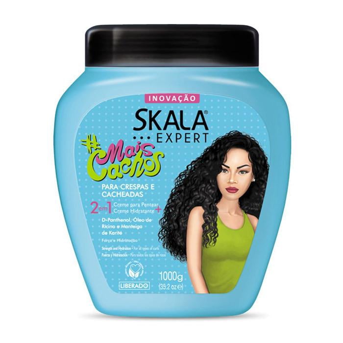 (2 pack) SKALA EXPERT 2 in 1 Hair Treatment Conditioner Curly Hair / Mais Cachos Expert 35.2 oz Plastic Jar