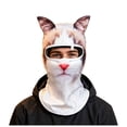 Animal Face Cover Breathable Full Head Hood, Print Balaclava Wrap ...
