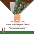 thumbnail image 4 of Fall Football Cat Dog Paw Mailbox Cover Magnetic Standard Size 21x18inch, Green Autumn Sport Game Decorative Post Letter Box Wrap Decor, Rugby Maple Leaves Garden Yard Outdoor Decoration, 4 of 6