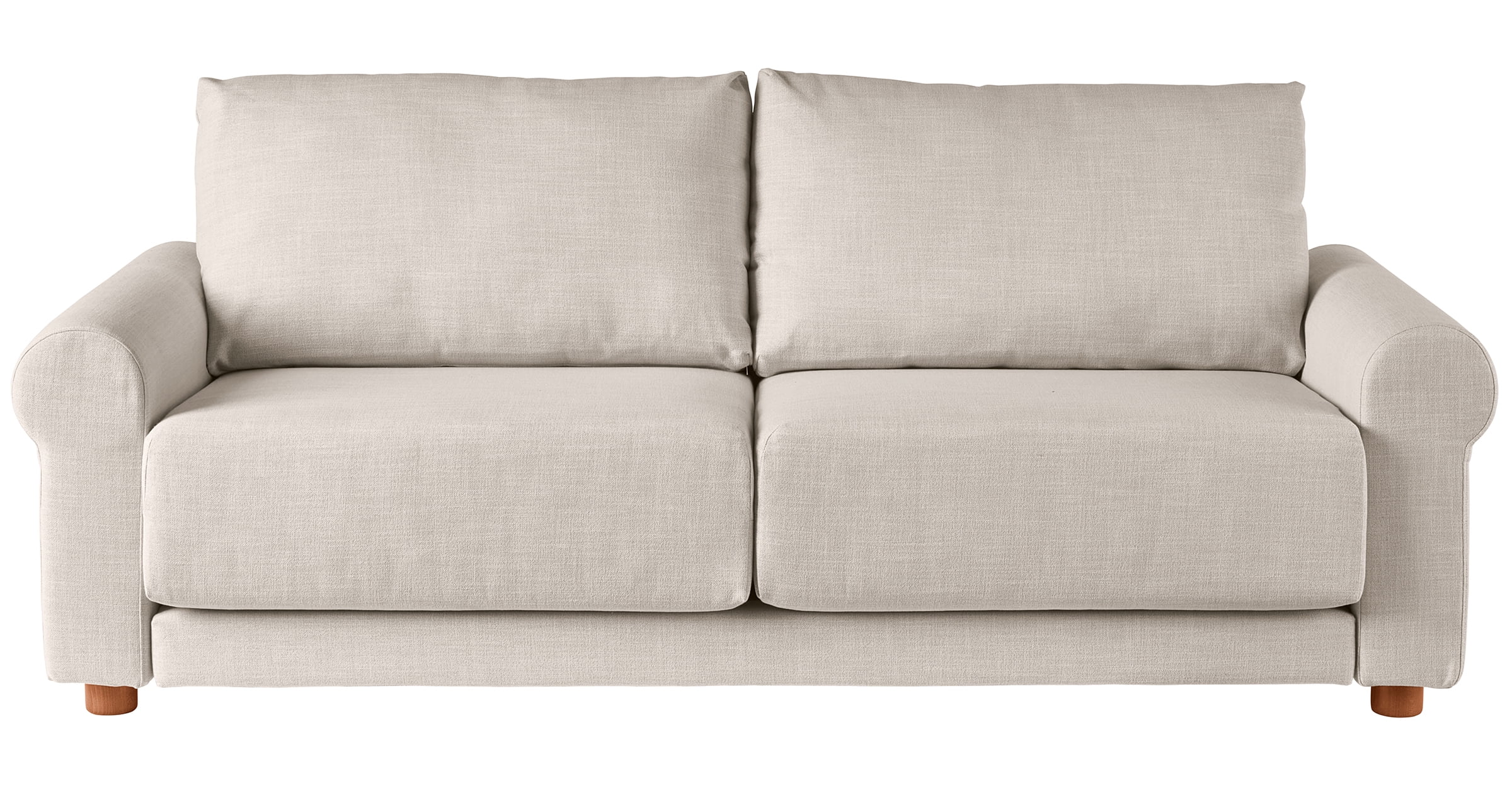 Better Homes & Gardens Owen 87.6" Rolled Arm Sofa, Effie Linen