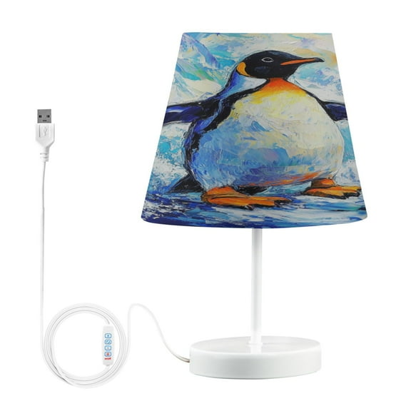 YAZAOO Table Lamp Creative Dancing on The Tides Pattern Simple Pattern Night Light