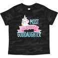 thumbnail image 3 of Inktastic Most Magical Goddaughter Cute Unicorn Girls Toddler T-Shirt, 3 of 5