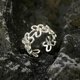 thumbnail image 2 of 925 anillos de plata esterlina moda Hip Hop Vintage parejas creativo Fower Hollowot plata tailandesa joyería de fiesta regalos de cumpleaños, 2 of 2