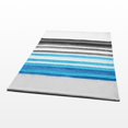 thumbnail image 3 of Manta Blancho Bedding Stripes Blue Coral Fleece 150x200 cm, 3 of 4