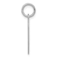 thumbnail image 2 of Sterling Silver Rhodium-plated On Graduation Day Heart Disc Charm, 2 of 3