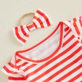 thumbnail image 6 of Cjfdfy Newborn Baby Girl Christmas Outfit Long Sleeve Romper Santa Embroidery Tulle  Star Patchwork Dress Bow Headband 3 Piece Set Infant Christmas Dress Fall Winter Clothes Set 0-24M, 6 of 9