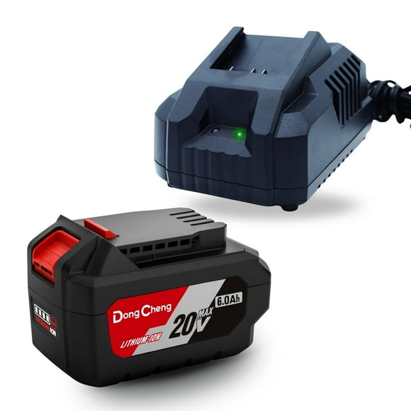 Kit con batería de 6.0Ah y cargador rápido 20V DongCheng
