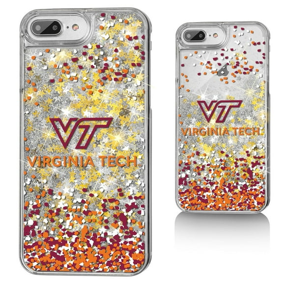 Virginia Tech Hokies iPhone Glitter Confetti Design Case