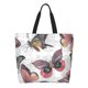 thumbnail image 1 of Balery Vintage Butterflies Bolsa Tote Estilo Estético con Cremalleras, Bolsa de Hombro, Bolsa de Compras Grande y Plegable, 1 of 8