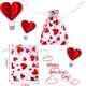 thumbnail image 2 of 80 bolsas de organza con forma de corazón para dulces, para joyería, de 8 x 10 cm, con cordón, para empaquetar joyas, San Valentín, bodas, festivales, fiestas, etc., 2 of 5