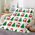 thumbnail image 2 of WEGFTDUOP Christmas Cuddly Blanket 100 X 130 Cm Flannel Blanket Sofa Cuddly Blanket Classys Christmas BlanketNap Fleece Blanket For Bed Couch Holiday Decoration, 2 of 3