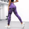 thumbnail image 2 of felwors 3D Anti Cellulite Metabolic Booster Compression Leggings Women High Waist Butt Lifting Slimming Gym Workout Legging Dark Purple for Size XL, 2 of 5