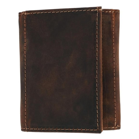 CTM  Leather Minimalist Trifold Wallet (Men)