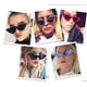 thumbnail image 4 of Hip Hop Cat Eye Triangle Sunglasses Ladies Fashion Retro Glasses Tikipangjing, 4 of 4
