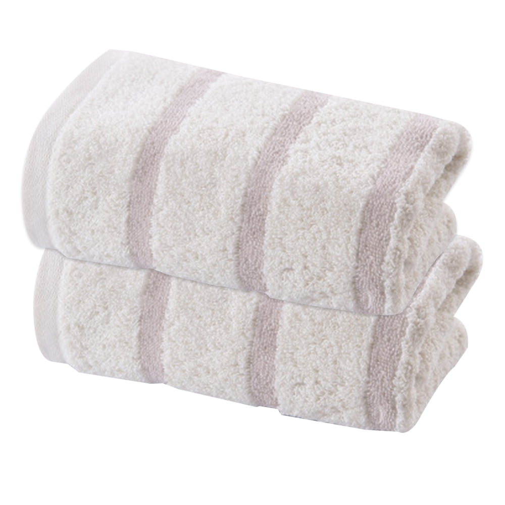 Bathroom Hand Towels Set 100 Cotton Soft Striped Pattern Hand Towels