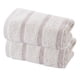 thumbnail image 1 of Juego de toallas de baño de algodón con patrón de rayas suaves, tamaño 70 x 34 cm (paquete de 2), 1 of 5