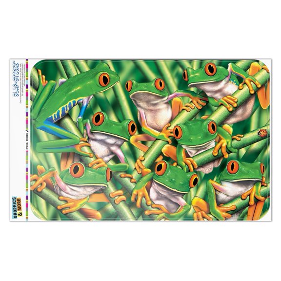 Red Eyed Tropical Rainforest Frogs Home Business Office Sign