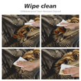 thumbnail image 6 of Cool Bearded Dragon Lizards Round Fitted Tablecloth Elastic Edged Table Cloth Waterproof Table Cover 48in, 6 of 7