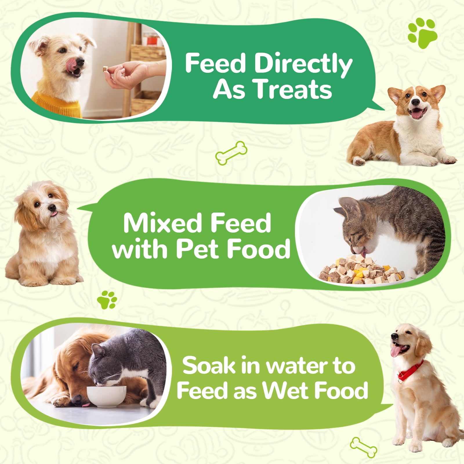 (2 pack) PAWUP Chicken Liver Freeze Dried Dog and Cat Treats, Single Ingredient, Grain Free, No Additives, High Protein Dog Toppers for Training, 4.6oz