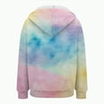 thumbnail image 6 of Towmus Women's Novelty Print Zip Up Hoodies Drawstring Gradient Hooded Sweatshirt Long Sleeve Cute Tops With Pocket XS-6XL, 6 of 6