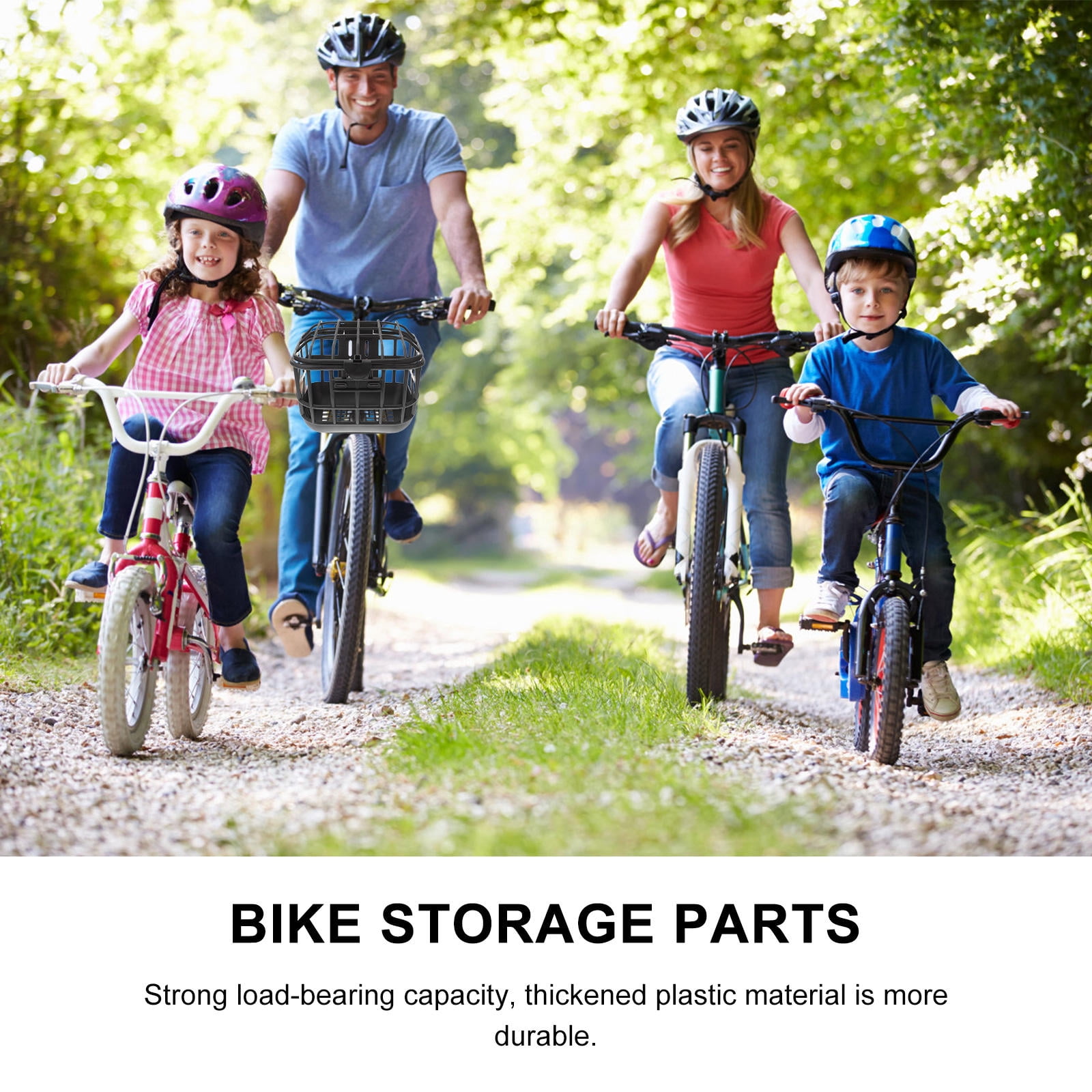 BESTYASH Front Handlebar Bike Basket Accessory, Multiple Color Options for Secure and Convenient Bike Storage