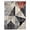 Light Beige Gray Green Light Brown, variant on Black Beige Rhombus Waterproof Fabric Shower Curtain, Vintage Geometric Art Waterproof Fabric Shower Curtain for Bathroom Curtains Bathtubs Hotel Washable Shower Curtains with 12 Hooks Small 36x78in