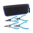 thumbnail image 1 of 4PCS 6 Inch Snap Ring Pliers External Internal Straight Bent Jaw Tips Retaining Ring Circlip Pliers Set, 1 of 5