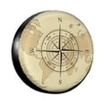 thumbnail image 2 of Custom Ancient Map Compass Spare Tire Cover for Suzuki Mitsubish Direction Camper Car Wheel Protectors 14-17Inch, 2 of 5