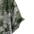 thumbnail image 4 of Mens Vintage Printed Shirt Short Sleeve Button Down Tops Casual Floral Summer Beach Shirt L, 4 of 6