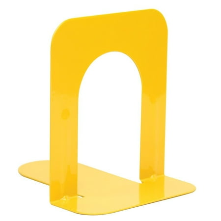 - Steel Bookends - Plain base-Yellow 5