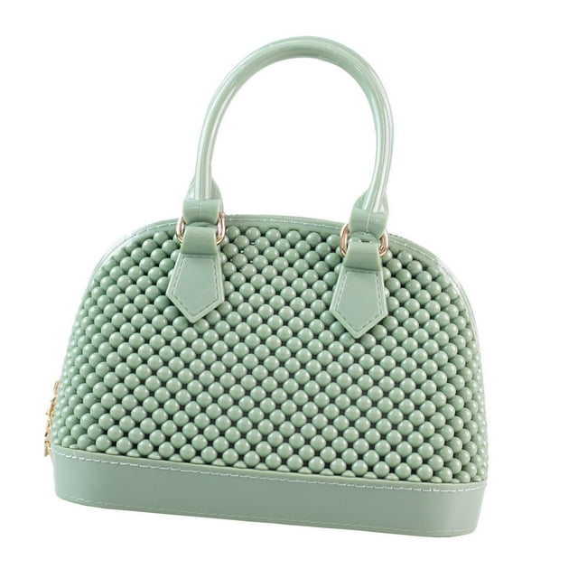 Bolso de mano de moda para mujer, bolsa de concha de gelatina de PVC de verano, para citas, eventos, fiestas, bodas