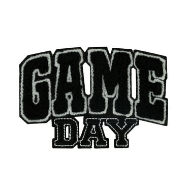 Hello Hobby Game Day Patch for Clothing, Embroidered, Multicolor, Sports Theme