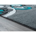 thumbnail image 2 of United Weavers Drachma Dahlia Modern Paisley Area Rug, Turquoise, 7'10" x 7'10", 2 of 5