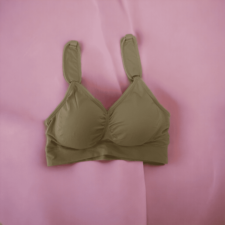 As Seen On Tv Dream By Genie Bra Seamless Pullover Bra With Adjustable Lift- Padded-Nude-2XL (Bust 43-46) 
