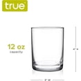 thumbnail image 4 of True Rocks Glasses for Whiskey, Spirits, Old Fashioned, 12oz, Set of 4, 4 of 9