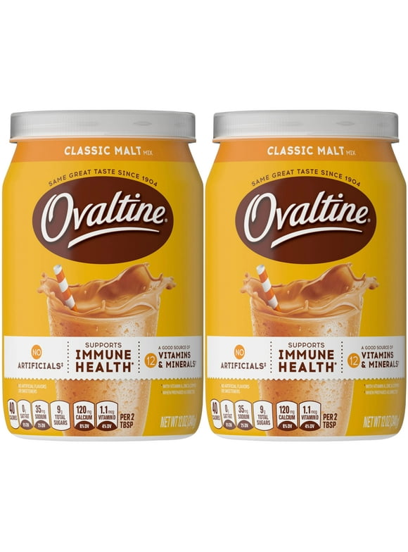 Ovaltine Classic Malt - 12 Ounce (Pack of 2)