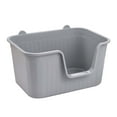 thumbnail image 3 of Caja de arena para gatos jinwen parte abierta Gris XL 63 cm x 33 cm x 44 cm, 3 of 8