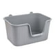 thumbnail image 3 of Caja de arena para gatos, bandeja de arena para mascotas con tapa abierta, suministros portátiles antisalpicaduras para todo tipo de arena para gatos, Gris XL, 3 of 8