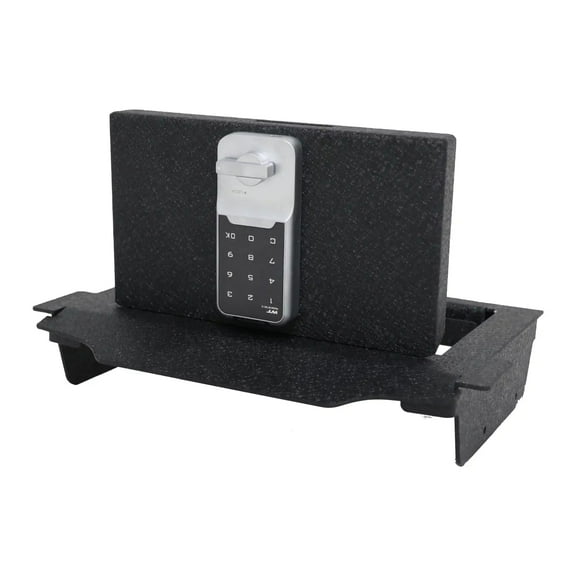 Center Console Safe Gun Safe, WASAI Console Gun Vault Lockbox Compatible with Dodge Ram TRX 2021-2024, for Dodge Ram Rebel GT 2022-2024, Electronic Keypad Lock.