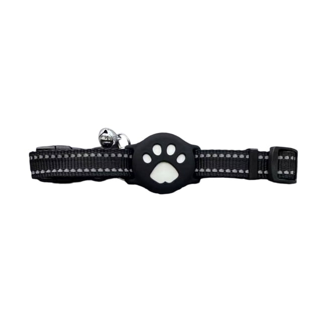 TIELUTT Localisateur pour Chats et Suivi avec Collier Réglable Suivi de Personne Longue Durée de Vie de la Batterie Compatible avec Android Terrain Chien Lumière Rapide Attaches pour Chats Cuir Laisse pour Chien Joint pour Chat