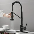Pull Down Kitchen Sink Stainless Steel Spring Kitchen Faucet with Dual