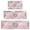 Pioneer Flower Floral-1, variant on Pioneer Flower Floral Print Pattern Kitchen Rugs Sets Of 3,Kitchen Runner Rugs Non Skid Washable,Decorative Kitchen Floor Mats for Kitchen,Sink,Laundry,17X30 Inch 17X47 Inch 17X59 Inch